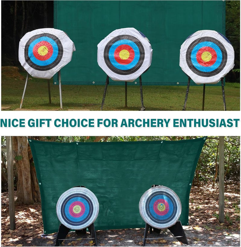 Vincreem Archery Backstop - Heavy Duty Reinforced Netting, Back Stop Net, Ideal for Outdoor Bow Arrow Practice, Target Shooting, and Home Range Use - Image 5